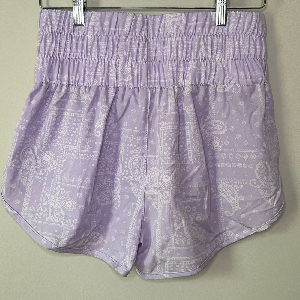 NWT Vanilla Star High-Rise Lavender Running/Athletic Shorts - Picture 2 of 6